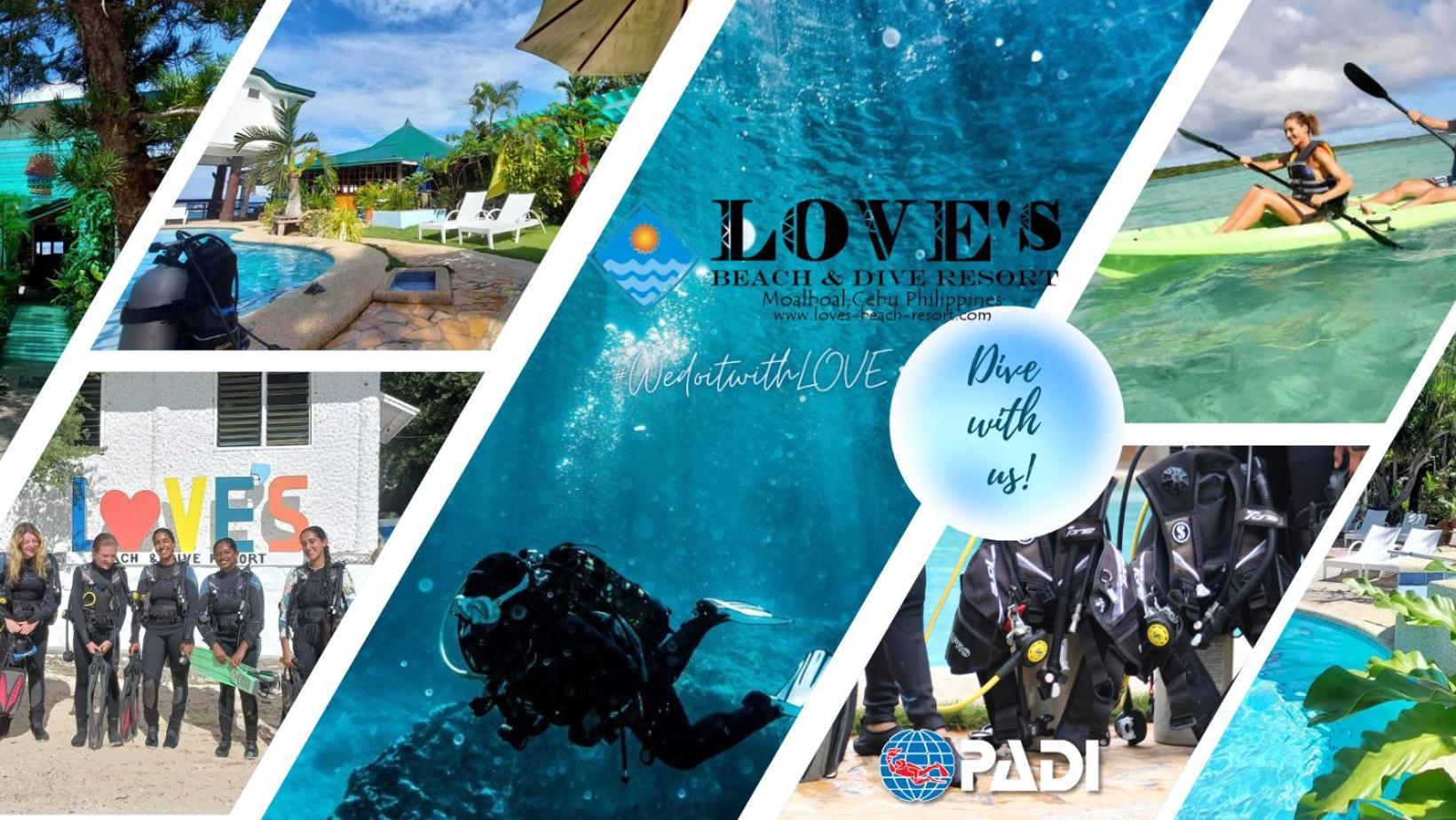 Love's Beach&Dive Resort Moalboal Exterior foto